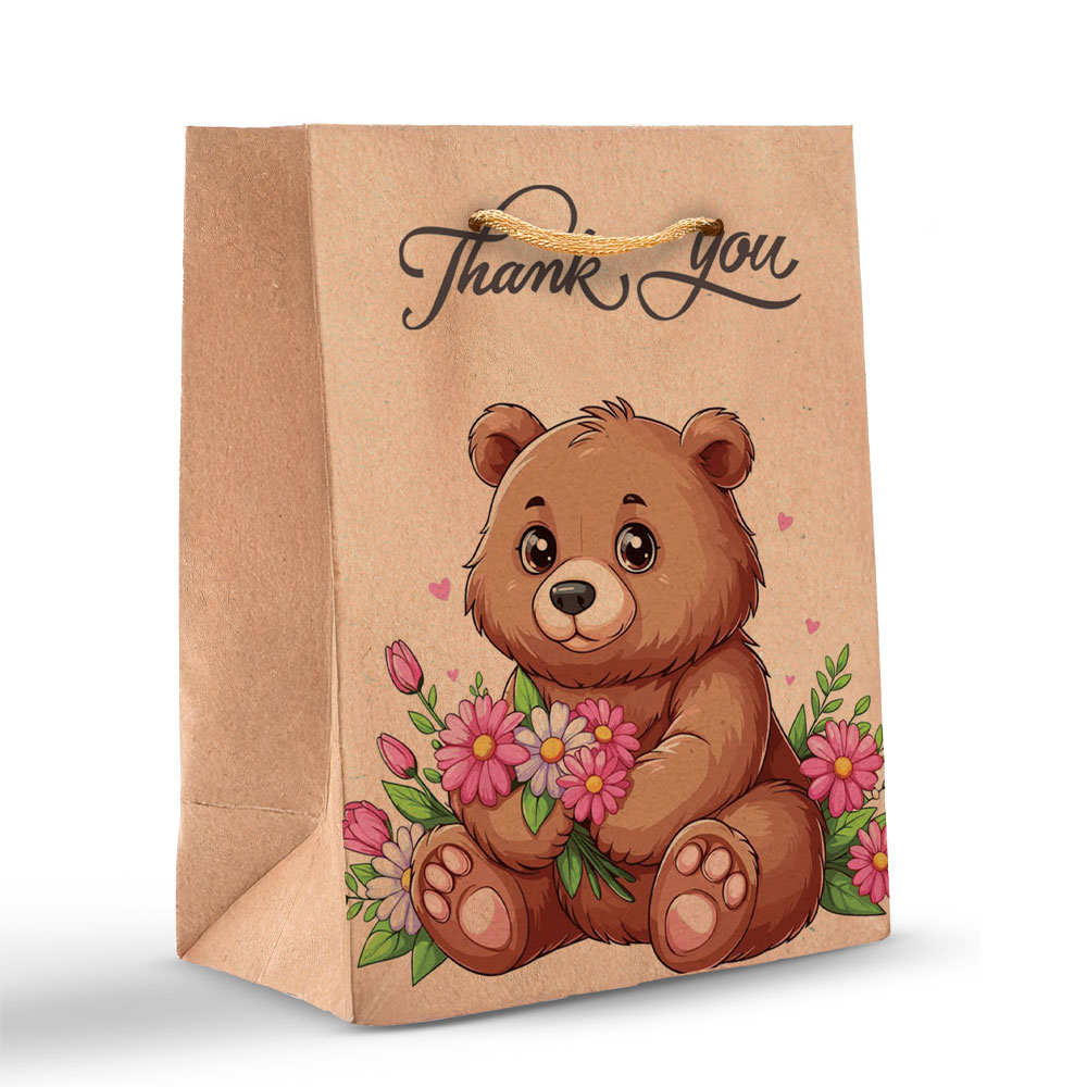 اكياس الهدايا بطابع كرافت