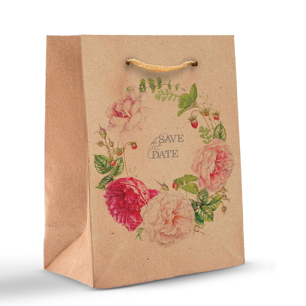 اكياس الهدايا بطابع كرافت