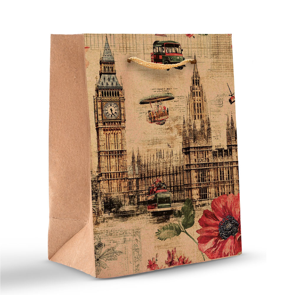 110010 اكياس الهدايا بطابع كرافت