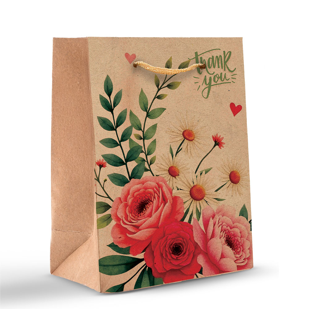 110018 اكياس الهدايا بطابع كرافت