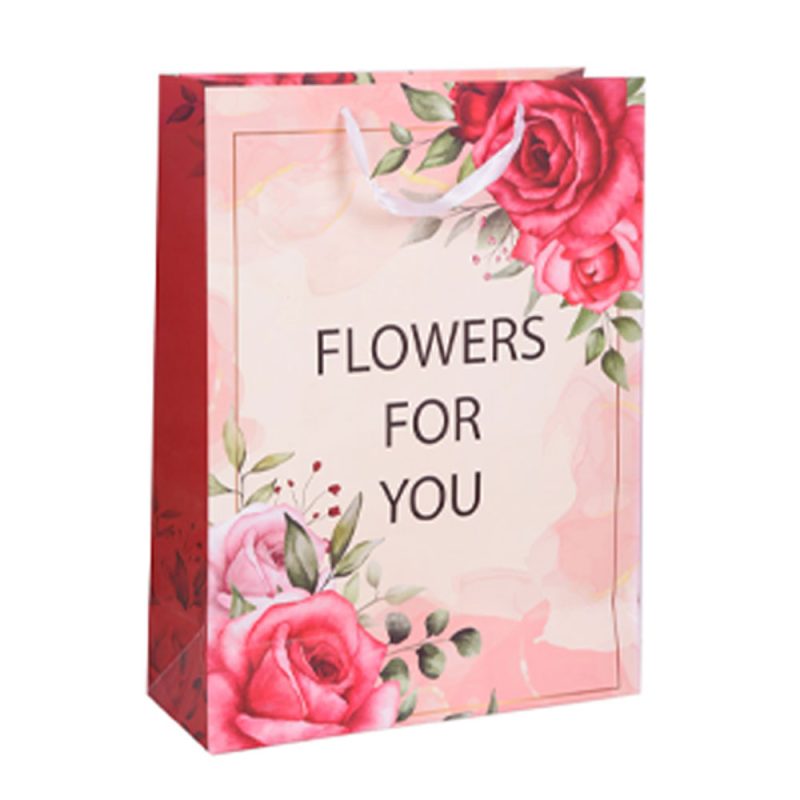 اكياس الهدايا بطابع زهور